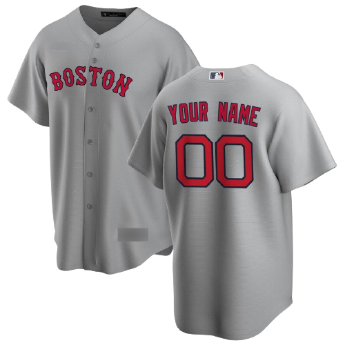 Boston Red Sox Gray Road Jersey – Elite Sports Jersey