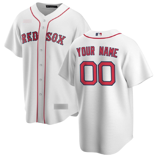 Boston Red Sox White Home Jersey – Elite Sports Jersey