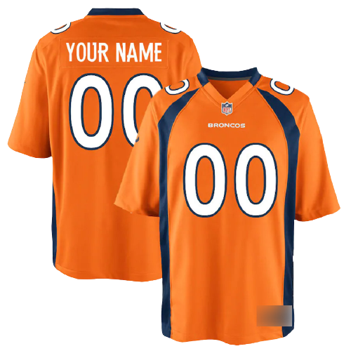 Denver Broncos Home Orange Team Jersey
