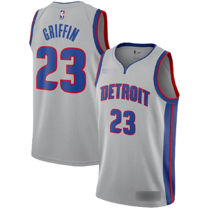 Detroit Pistons Silver Statement Edition Jersey