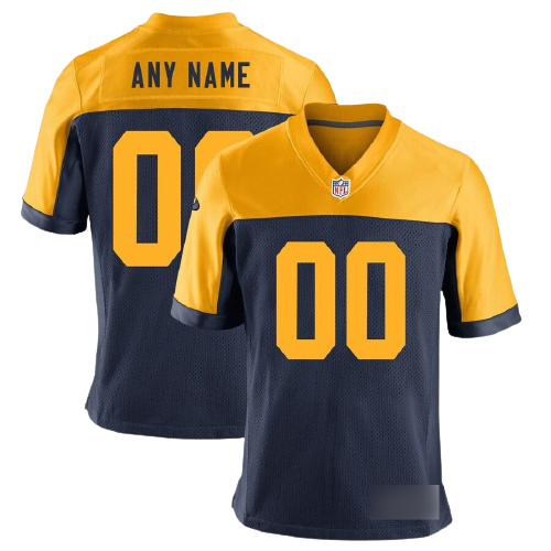 Green Bay Packers Yellow/Navy Alternate Team Jersey