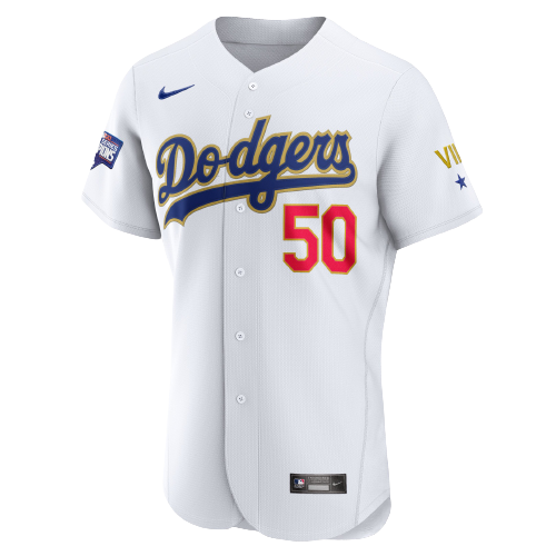 Los Angeles Dodgers Gold Special Edition Team Jersey
