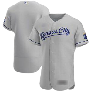 Kansas City Royals V-Neck Jersey - Gray