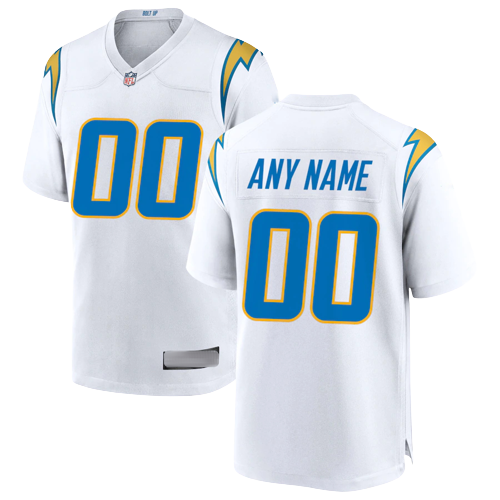 Los Angeles Chargers Away White Team Jersey