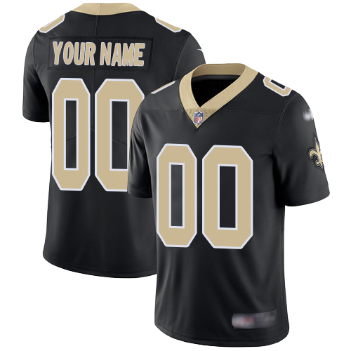 New Orleans Saints Home Black Team Jersey