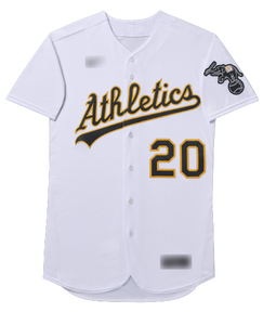 Oakland Athletics White Home Team Jersey – Elite Sports Jersey