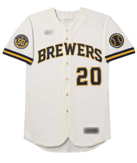 Milwaukee Brewers Cream Home Team Jersey – Elite Sports Jersey