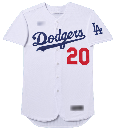 Los Angeles Dodgers White Home Team Jersey – Elite Sports Jersey