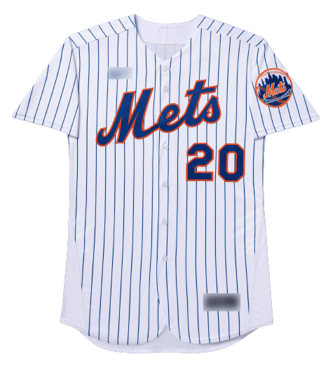 mets all white jersey