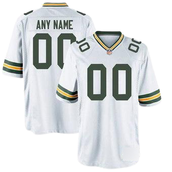 Green Bay Packers Away White Team Jersey