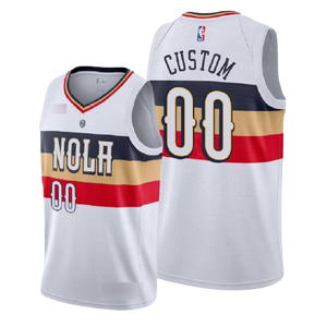 Pelicans white sale jersey