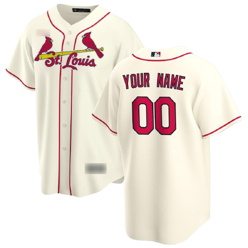 St. Louis Cardinals Cream Alternate Team Jersey