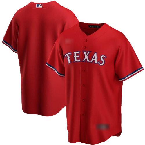 Texas Rangers Red Alternate Team Jersey