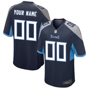 Tennessee Titans Home Navy Blue Team Jersey