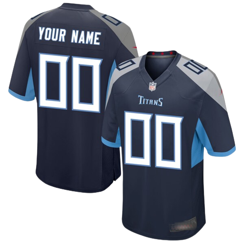 Tennessee Titans Home Navy Blue Team Jersey