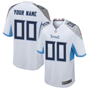 Tennessee Titans Away White Team Jersey