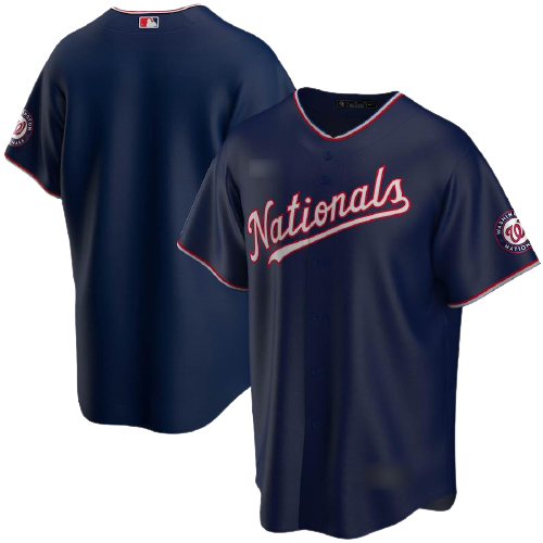 Washington Nationals Navy Alternate Team Jersey