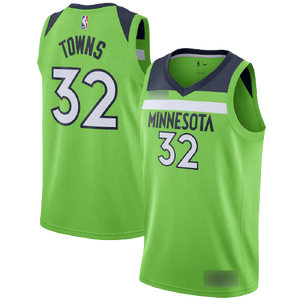 Minnesota Timberwolves Green Team Jersey