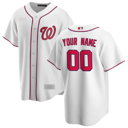 Washington Nationals White Home Team Jersey Elite Sports Jersey