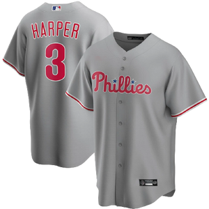 Philadelphia Phillies Gray Road Team Jersey