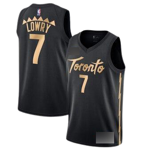 Toronto Raptors Black and Gold Jersey