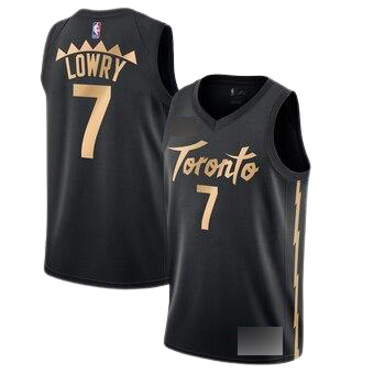 Toronto Raptors Black and Gold Jersey